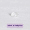 Clevamama - Tencel fitted waterproof mattress protector cotbed size 70cm x 140cm