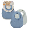 Tommee Tippee Milk Feeding Bib x2 Dusky Blue