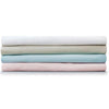 Giggle Baby - 2 Pack Organic large pram/Crib sheets To fit mattress: up to 95cm x 40cm. Sky Blue.