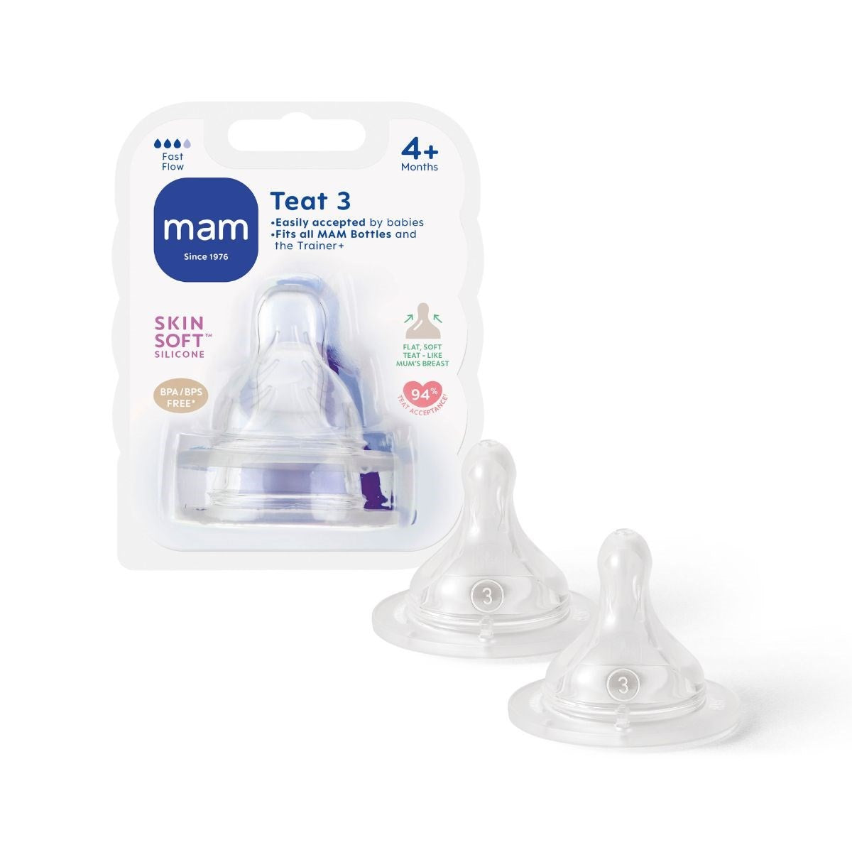 MAM Teat (fast flow) available now at Tony Kealys