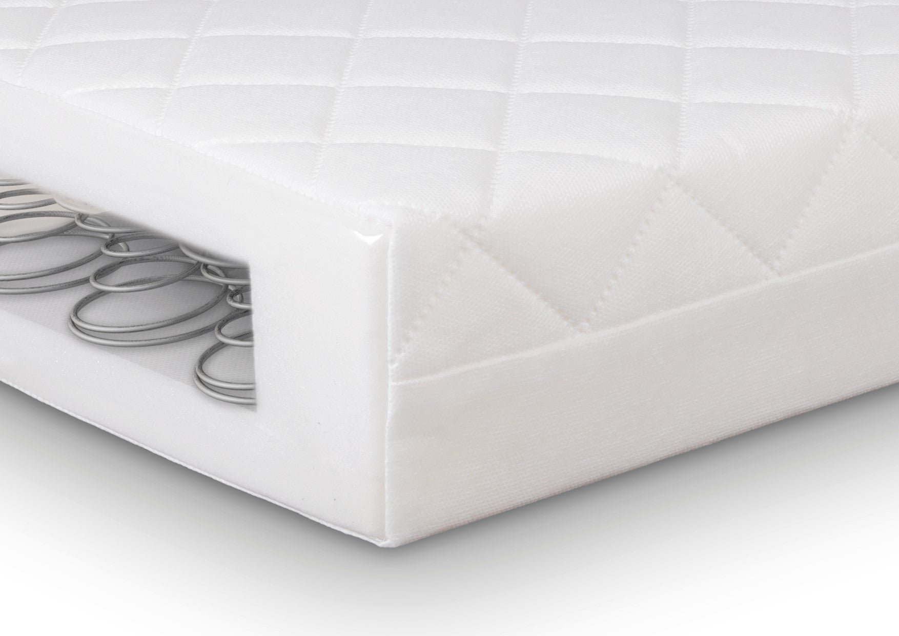 The Giggle Baby Fibre Spring Cotbed Mattress 140x70 is now