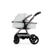 Egg 3 Carrycot Houndstooth Silver