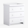 Classic Dresser with changer - White