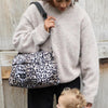 Finnson Freya Eco Oversized stroller organiser with stroller clips - Leopard