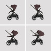 SilverCross Cove chassis/Seat Unit/Carrycot and Accessories Damson