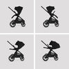 SilverCross Cove chassis/Seat Unit/Carrycot and Accessories Onyx