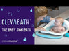 Clevamama Clevabath Adjustable Sink Bath Grey