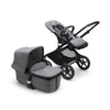 Bugaboo Fox 5 complete Black chassis/ Grey Melange fabric