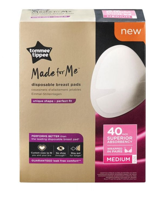 Tommee Tippee Daily Breast Pads Medium (40 pack) - Tony Kealys