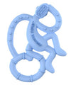 Matchstick Monkey Mini Monkey Teether Light Blue