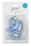 Matchstick Monkey Mini Monkey Teether Light Blue