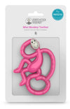 Matchstick Monkey Mini Monkey Teether Pink