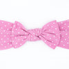Little Bo Pip - TEENY DOT PINK PIPPA BOW Small