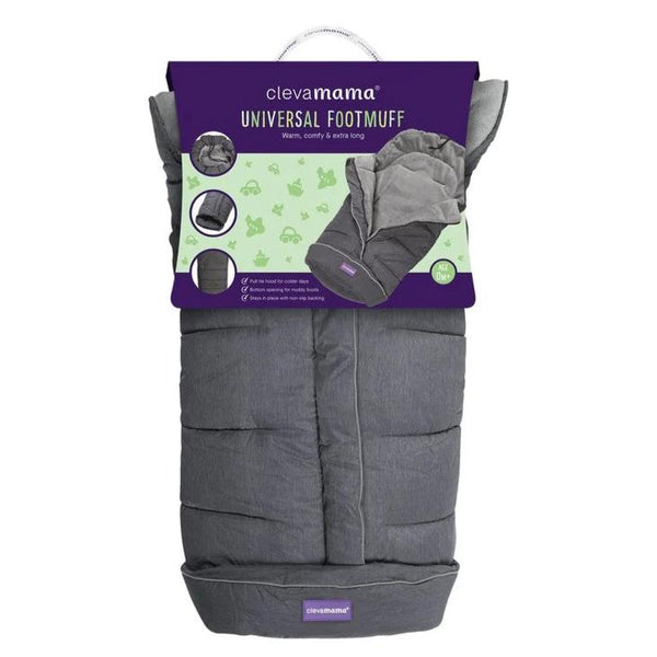 Clevamama Universal Footmuff Grey