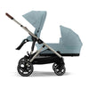 Gazelle S Carrycot Sky Blue/Taupe