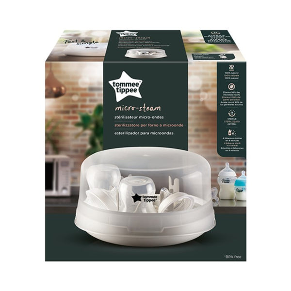 The Tommee Tippee Microwave Steam Sterilise is now available at