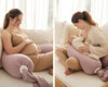 bbhugme Pregnancy Pillow dusty pink/ vanilla