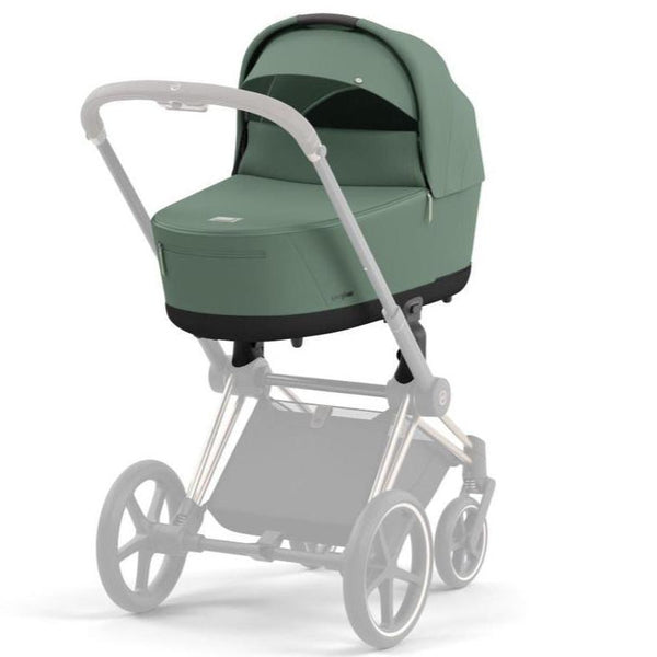 Cybex Priam Lux Carry Cot Leaf Green dark green Tony Kealys