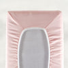 Giggle Baby - 2 Pack Organic small round end Pram/Crib sheets. To fit mattress: up to 73cm x 30cm. Pink.