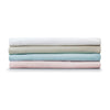 Giggle Baby - 2 Pack Organic large pram/Crib sheets To fit mattress: up to 95cm x 40cm. Grey.
