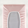 Giggle Baby - 2 Pack Organic large pram/Crib sheets To fit mattress: up to 95cm x 40cm. Pink.