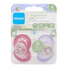 MAM Pure night 6+m soother 2pk srp