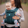 Carifit+ multi position baby/toddler baby carrier - Green Marl