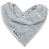 Silly Billy bandana towel bib light grey