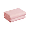 Two pack Moses Basket/Pram Fitted Sheets Pink 73x30cm