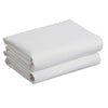 Two Pack Cot Bed Fitted Sheets White 70x140cm