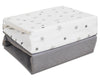 Magical stars grey crib fitted sheets 40x94cm