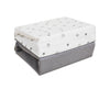 Magical stars grey cotbed fitted sheets