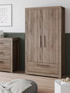 Little Acorn Ellesmere 2-door Wardrobe Truffle Oak