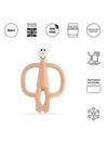 Matchstick Monkey - Teething Toy peach