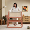 SnuzPod 5 Bedside Crib - Terracotta