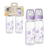 Tommee Tippee Essentials 3 months + 250ml Decorated Bottle 2pk