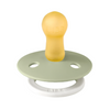 BIBS Pacifier Colour 2 Pack Latex Size 1 Sage GLOW/Cloud GLOW