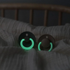 BIBS Pacifier Colour 2 Pack Latex Size 2 Sage GLOW/Cloud GLOW