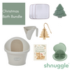 Shnuggle Christmas Baby bath Bundle - Cookies and Cream