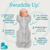 Love To Dream Swaddle Up White Cloud bunnies Medium 1.0TOG