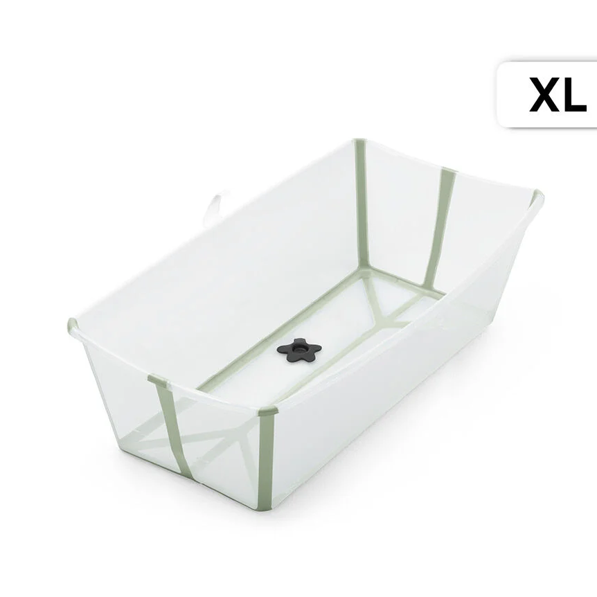 Stokke Flexi Bath X-Large Transparent Green available at Tony Kealys