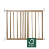 BabyDan Lena Extending Beech Wood Fsc Safety Gate Beech 60-102Cm