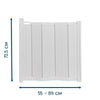 BabyDan Alma Autofoldable Safety Gate White 55-89Cm