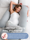 Momcozy U-Shaped Pregnancy Pillow
