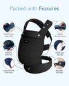 Momcozy Baby Carrier (3M+ Air Mesh - Black)