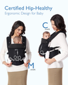 Momcozy Baby Carrier (3M+ Air Mesh - Black)