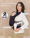 Momcozy Baby Carrier (3M+ Air Mesh - Black)