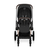 Cybex Priam Comfort Rosegold incl. Foldable Carry Cot Sepia Black/black
