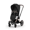 Cybex Priam Comfort Rosegold incl. Foldable Carry Cot Sepia Black/black