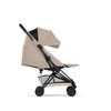 Cybex Coya Comfort Matt Black incl. Foldable Carry Cot Cozy Beige/beige